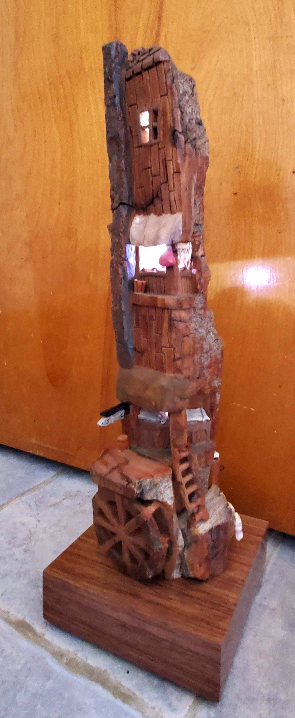 The Marketplace - hand carved cottonwood bark