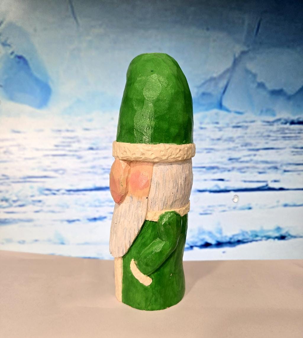 Green Tomte Gnome