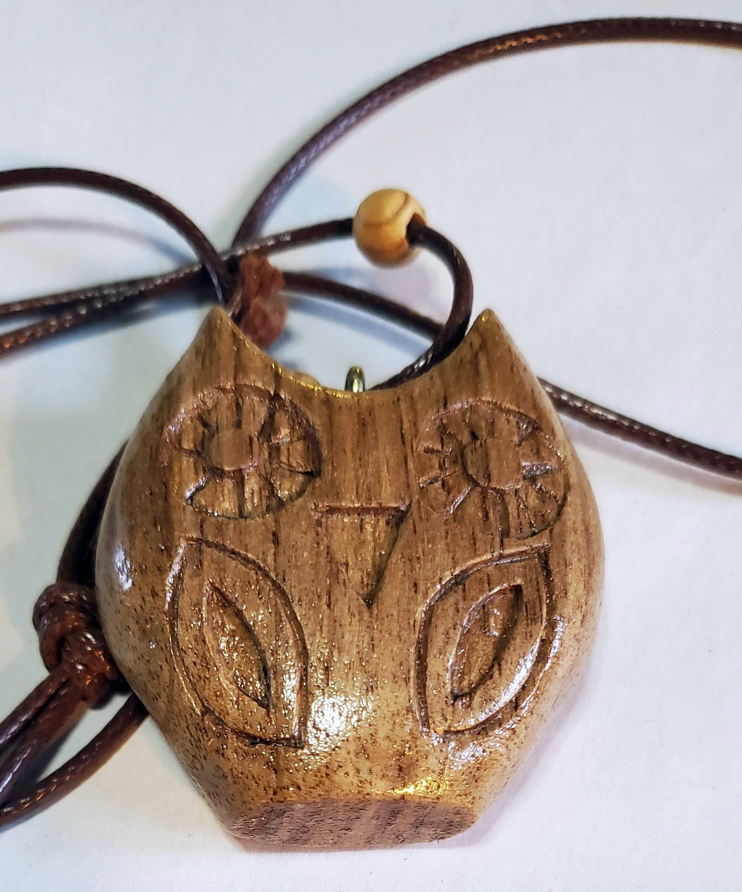 Stylized Owl Pendant