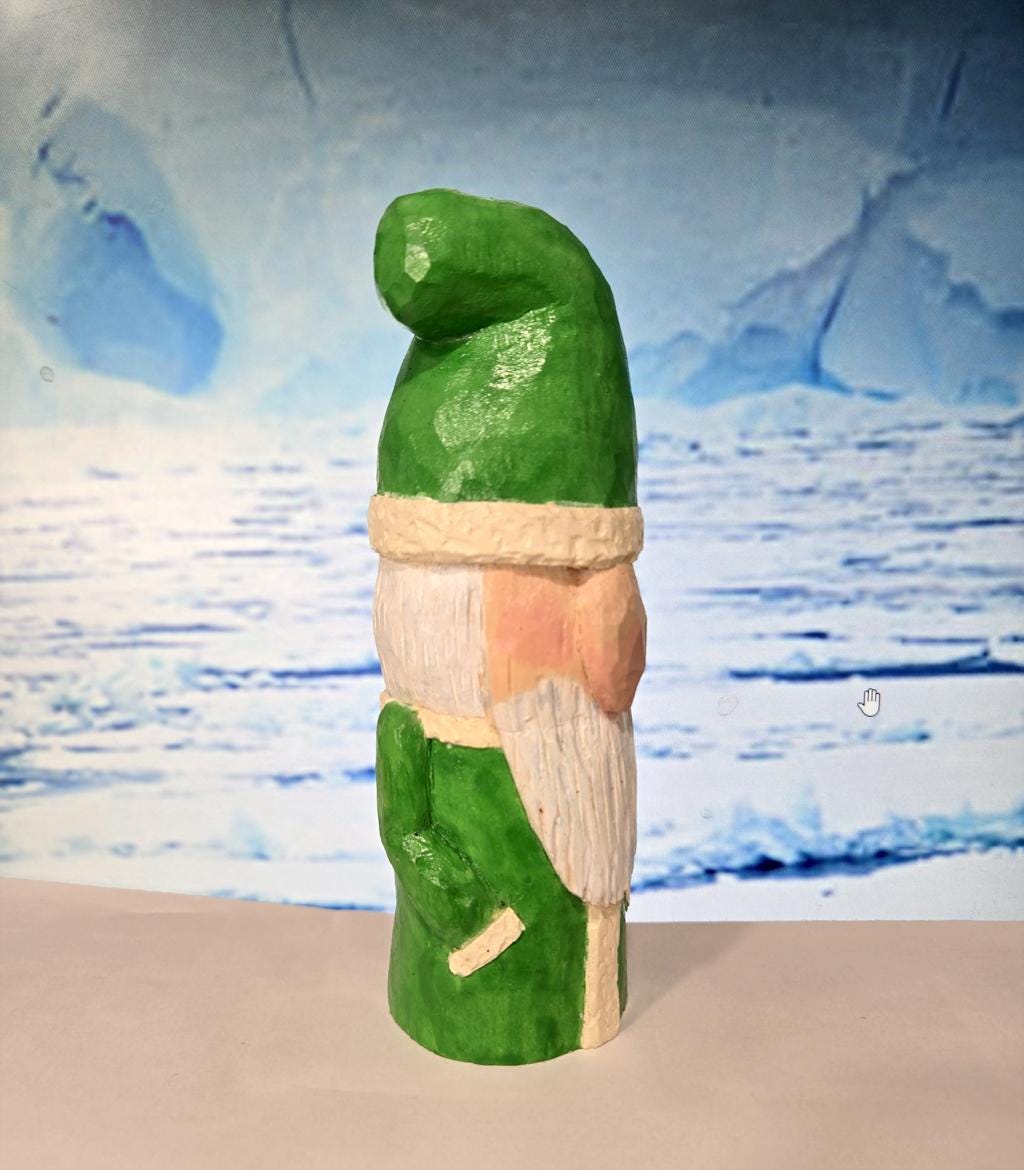 Green Tomte Gnome
