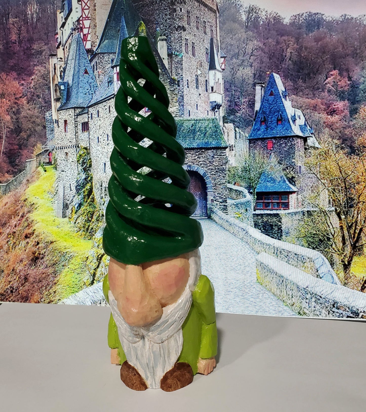 Edgar the hand carved Wizard