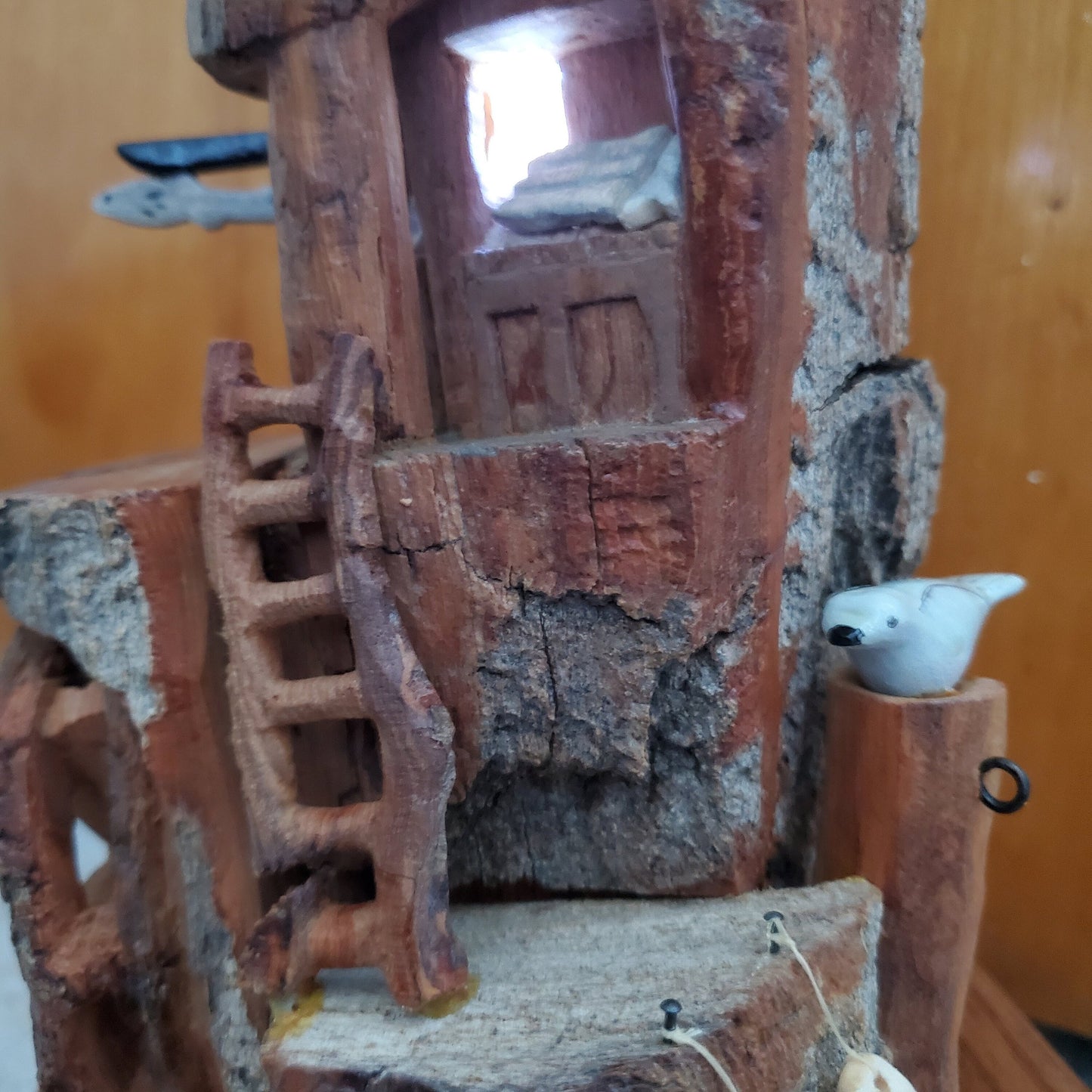 The Marketplace - hand carved cottonwood bark