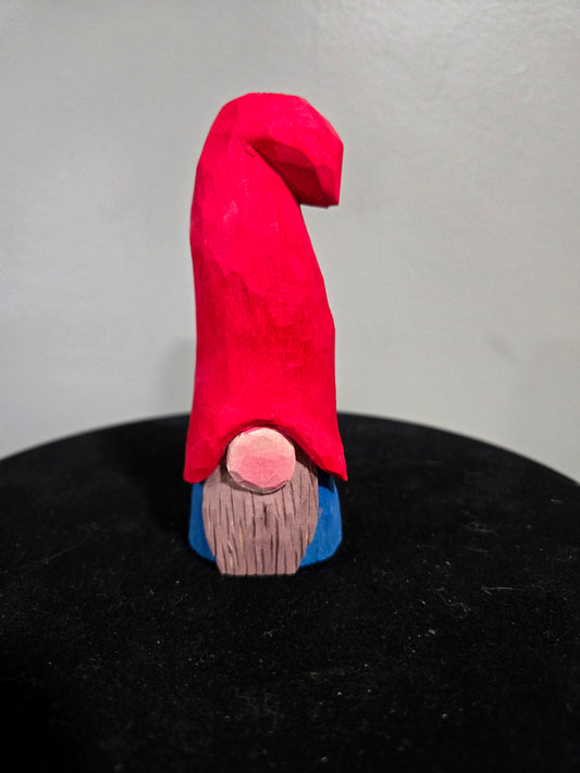 Red Hat Gnome - hand carved